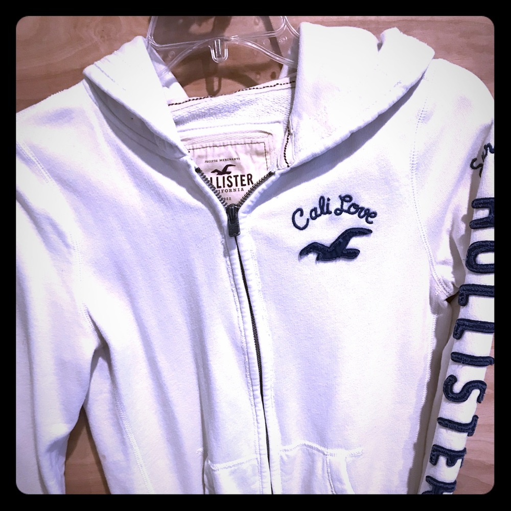 Hollister zip up hoodie